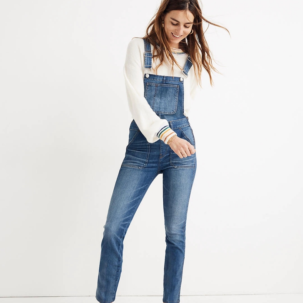 Madewell distressed overalls NWT